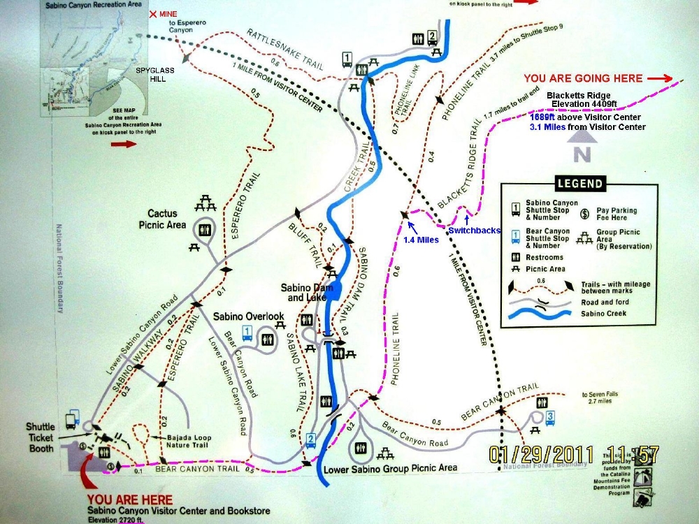 Blackett's Ridge Trail Map