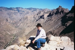 Keith at top of Blackett's Ridge